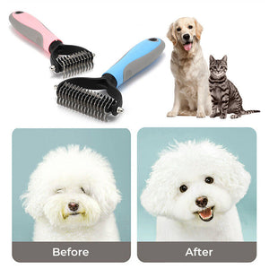2-Sided Pet Grooming Brush
