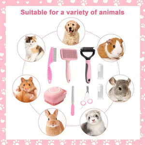 8-Piece Pet Grooming Kit